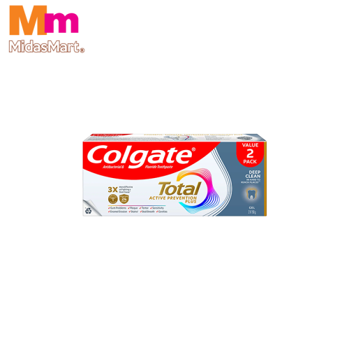 COLGATE TOTAL DEEP CLEAN TWIN PACK (2 X 150G)