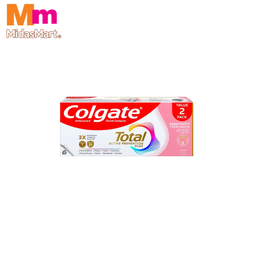 COLGATE TOTAL SENSITIVE & GUM HEALTH TWIN PACK (2 X 150G)