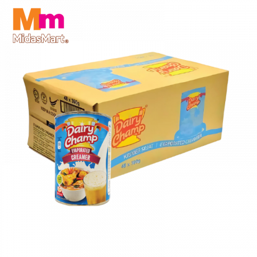 Dairy Champ Evaporated Creamer  48X390G