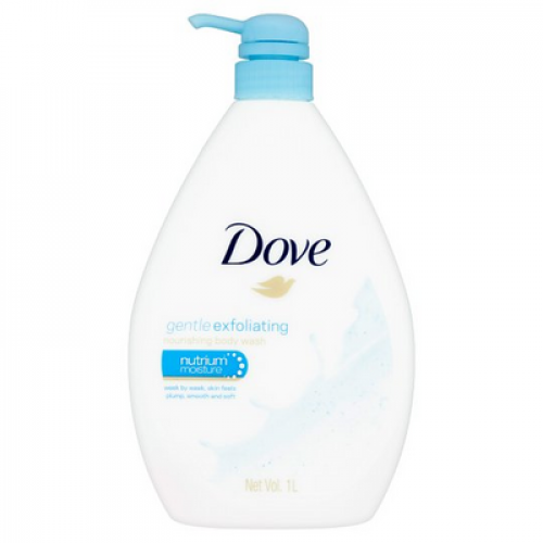 DOVE BODY WASH EXFOLATING 1X1LIT