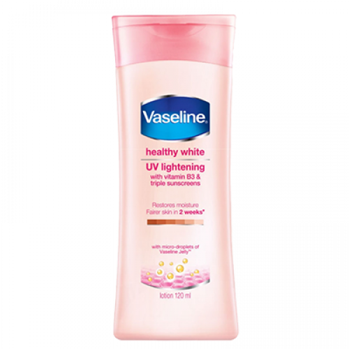 VASELLINE B/LOTION HEALTHY WHT 1X120ML