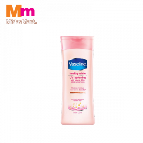 VASELLINE B/LOTION HEALTHY WHT 1X120ML