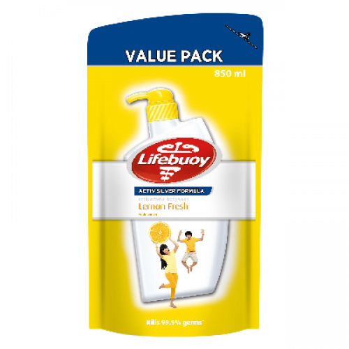 LIFEBUOY SHW REF LEMON FRESH 1X850ML