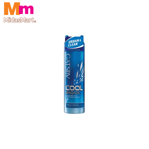 GATSBY DEODORANT SPRAY CLEAR OCEAN (175ML)