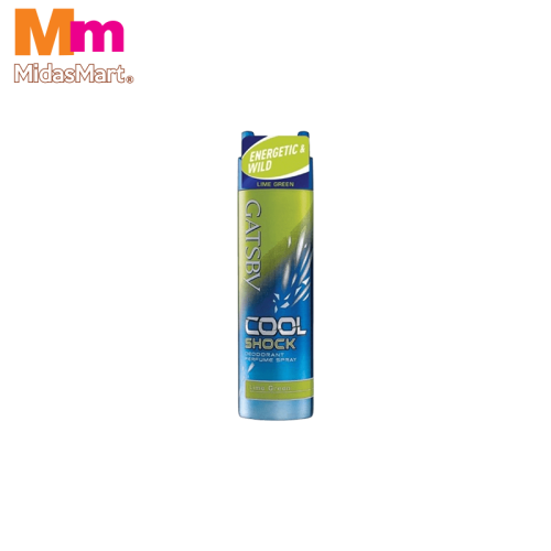 GATSBY DEODORANT SPRAY LIME GREEN (175ML)