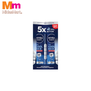 NIVEA MEN COOL KICK DEO SPRAY TWIN PACK (2 X 150ML)