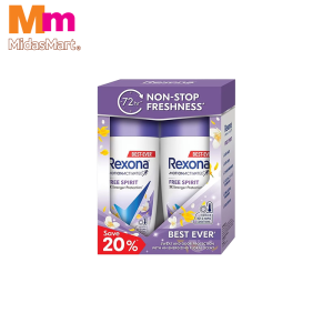 REXONA FREE SPIRIT ROLL-ON TWIN PACK (2 X 40ML)