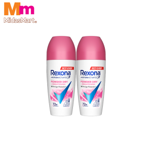 REXONA POWDER DRY ROLL-ON TWIN PACK (2 X 40ML)