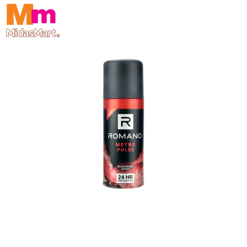 ROMANO METRO PULSE DEODORANT SPRAY (150G)