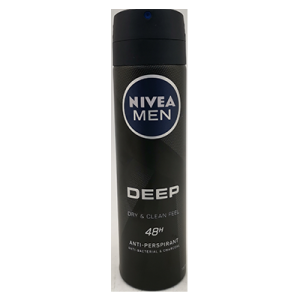 NIVEA DEO SPRAY (M) DEEP 1X150ML