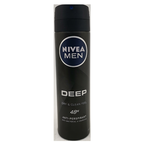 NIVEA MEN DEEP DEODORANT SPRAY (150ML)