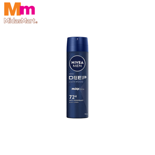 NIVEA MEN DEEP DEODORANT SPRAY (150ML)