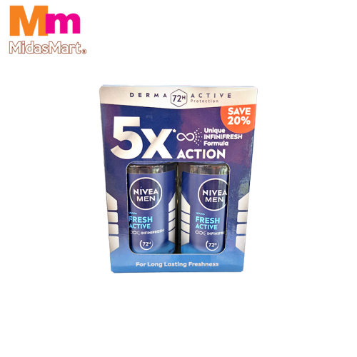 NIVEA MEN ROLL ON - FRESH (2 X 50ML)