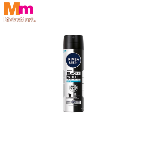 NIVEA MEN BLACK & WHITE FRESH SPRAY (150ML)