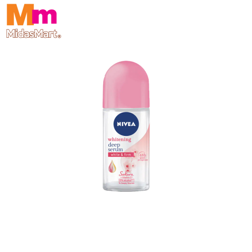 NIVEA FEMALE ROLL ON DEEP WHITE SERUM - SAKURA (50ML)