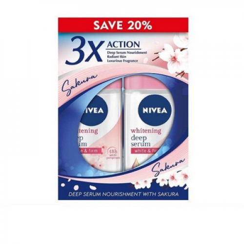 NIVEA (F) R/ON SAKURA T/P 1X2X50ML