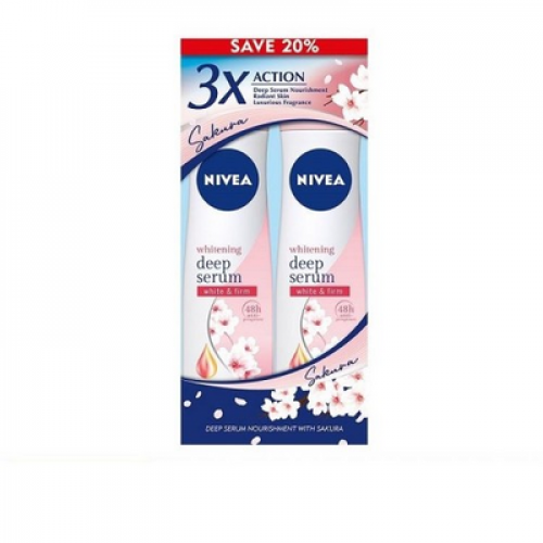 NIVEA B/SPRAY (F) SAKURA T/P 1X2X150ML