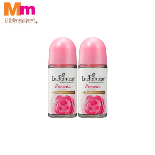 ENCHANTEUR ROMANTIC ROLL-ON TWIN PACK (2 X 50ML)