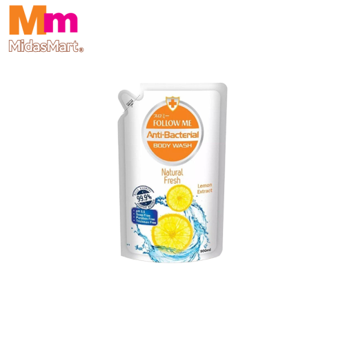 FOLLOW ME ANTIBACTERIAL BODY WASH NATURE FRESH - REFILL (900ML)