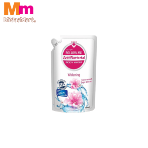 FOLLOW ME ANTIBACTERIAL BODY WASH WHITENING - REFILL (900ML)