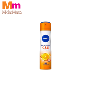 NIVEA EXTRA BRIGHT C&E DEODORANT SPRAY (150ML)