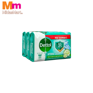 DETTOL HYDRA COOL BAR SOAP MULTIPACK (3 X 100G)