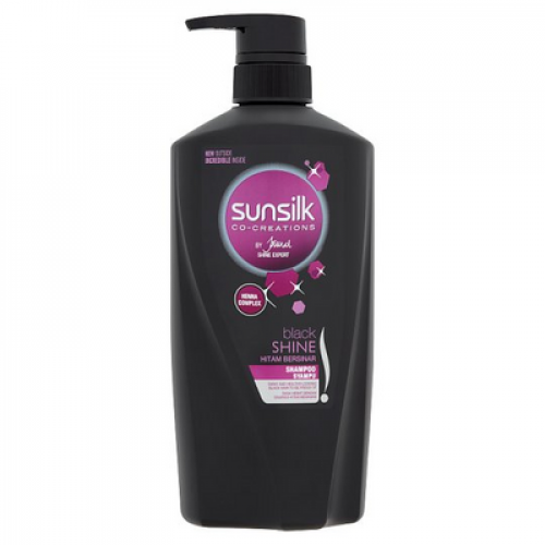 SUNSILK SHP DAZZLING BLK SHINE 1X625ML