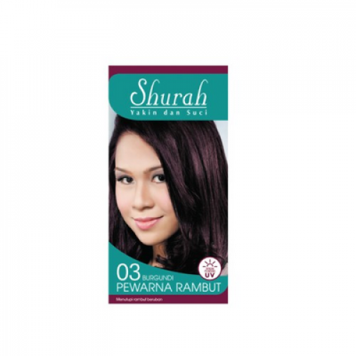 SHURAH PEWARNA RAMBUT-03 BURGUNDI 1X40G