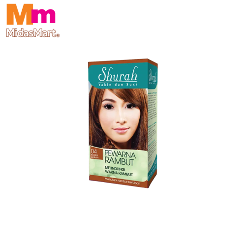 SHURAH HAIR COLORING - 04 COPPER RED (40G)