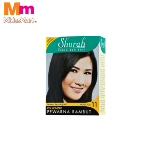 SHURAH HAIR COLORING - 11 NATURAL BLACK (40G)