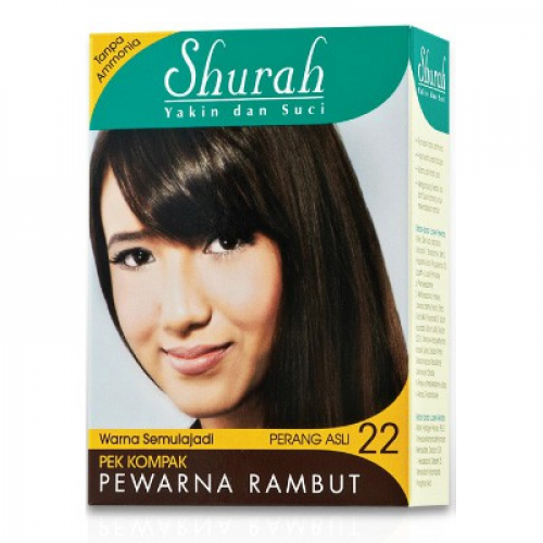 SHURAH PEWARNA RAMBUT-22 PRG/ASLI 1X40G