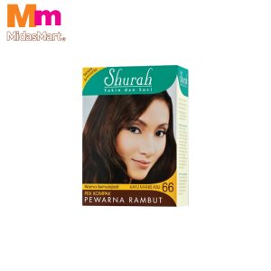 SHURAH PEWARNA RAMBUT - 66 KARENG MERAH ASLI (40G)