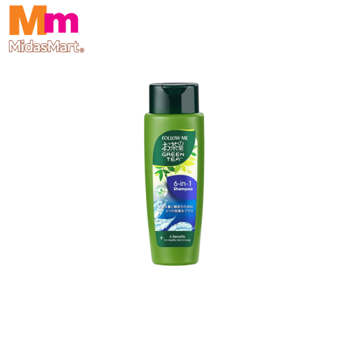 FOLLOW ME GREEN TEA 6-IN-1 SHAMPOO (320ML)