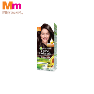 GARNIER COLOR NATURALS CREAM HAIR COLOR - 3 DARK CHOCOLATE (1 SET)