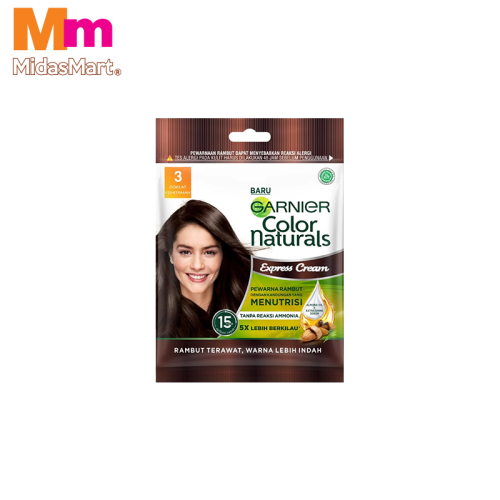 GARNIER COLOR NATURALS EXPRESS SACHET - 3 DARK CHOCOLATE (1 PIECE)