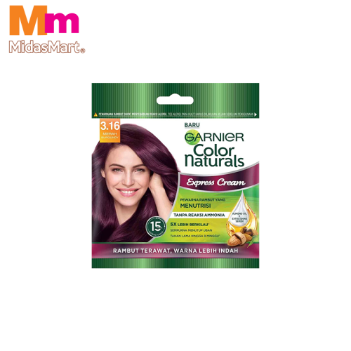 GARNIER COLOR NATURALS EXPRESS SACHET - 3.16 BURGUNDY RED (1 PIECE)