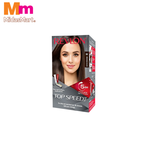 REVLON TOP SPEED HAIR COLOR - BROWN BLACK 68