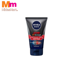 NIVEA MEN ACNE OIL CLEAR MUD FOAM (100ML)