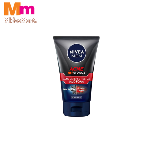 NIVEA MEN ACNE OIL CLEAR MUD FOAM (100ML)