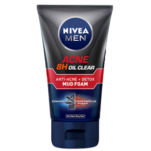 NIVEA (M) ACNE OIL CLR MUD FOAM 1X100ML