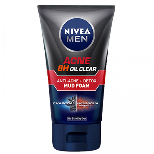 NIVEA (M) ACNE OIL CLR MUD FOAM 1X100ML