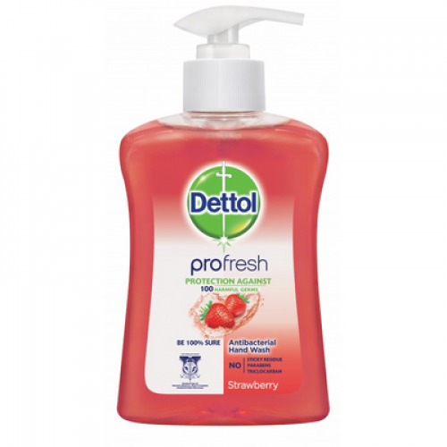 DETTOL HANDWASH S/BERRY 1X250ML