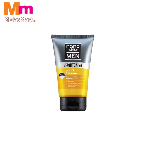 NANOWHITE MEN BRIGHTENING 3-IN-1 FOAM (100ML)