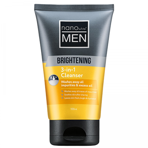 NANO WHITE MEN FOAM BRIGHT 3IN1 1X100ML