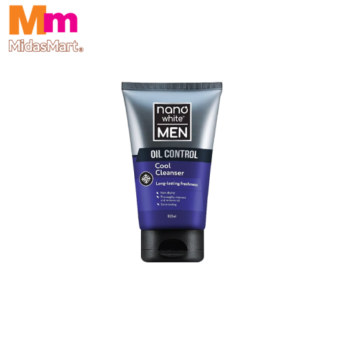 NANOWHITE MEN COOL OIL CONTROL FOAM (100ML)
