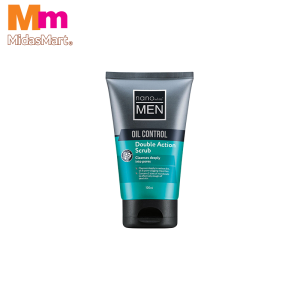 NANOWHITE MEN OIL CONTROL DOUBLE ACTION SCRUB (100ML)