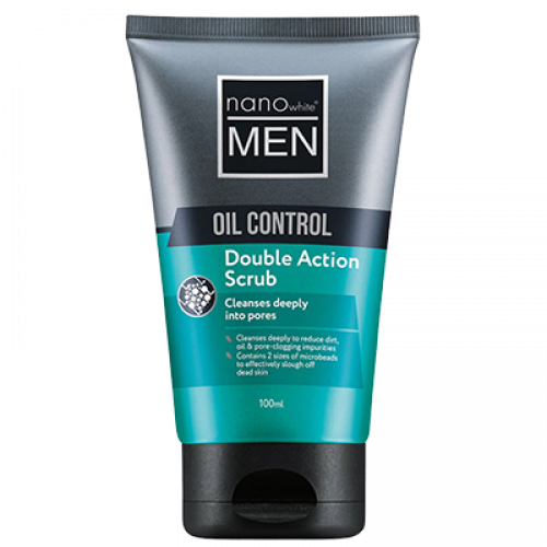 NANO WHITE MEN SCRUB OC D/ACTION 1X100ML