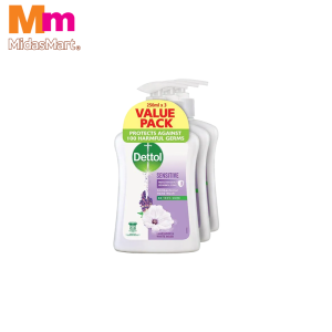 DETTOL SENSITIVE HAND SOAP VALUE PACK (3 X 250G)