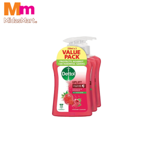 DETTOL UPLIFT HAND SOAP VALUE PACK (3 X 250G)