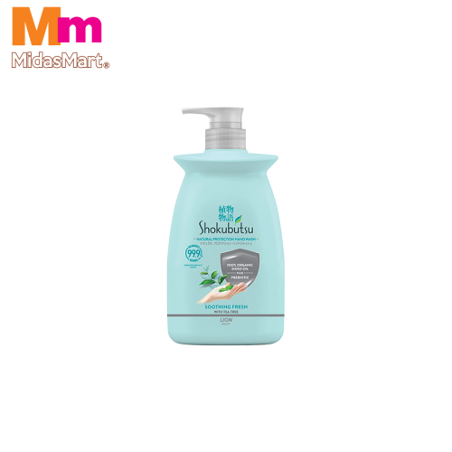 SHOKUBUTSU NATURAL PROTECTION SOOTHING HAND WASH (450G)